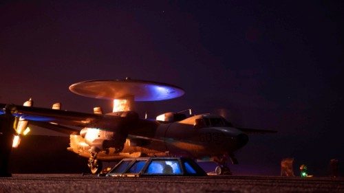 epa11097880 A handout photo made available by the United States Central Command (CENTCOM) Public ...
