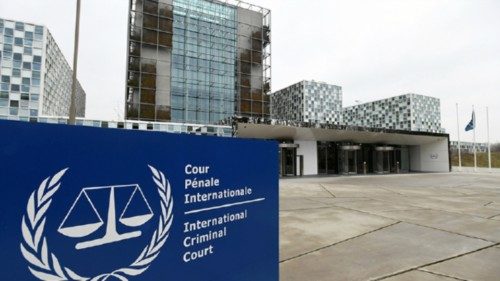 The International Criminal Court building is seen in The Hague, Netherlands, January 16, 2019. ...
