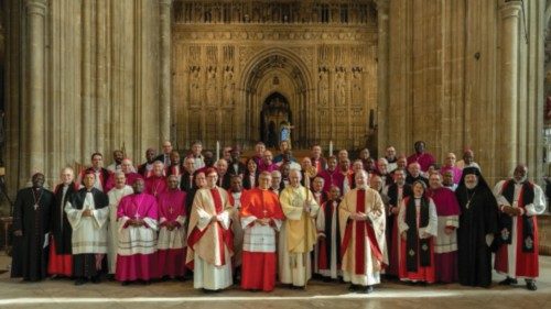Group shot of the attending Bishops with The Archbishop, Precentor and Dean at Canterbury Cathedral ... Group shot of the attending Bishops with The Archbishop, Precentor and Dean at Canterbury Cathedral ...