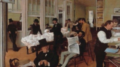 Cotton exchange in New Orleans.*oil on canvas.*73 x 92 cm.*1873 Cotton exchange in New Orleans.*oil on canvas.*73 x 92 cm.*1873