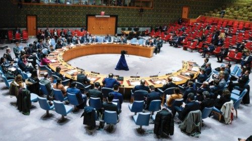 epa11129925 Russia's Ambassador to the UN Vassily Nebenzia (back C) speaks during a United Nations ... epa11129925 Russia's Ambassador to the UN Vassily Nebenzia (back C) speaks during a United Nations ...