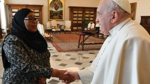 Udienza al presidente della Repubblica Unita di Tanzania QUO-035 Udienza al presidente della Repubblica Unita di Tanzania QUO-035