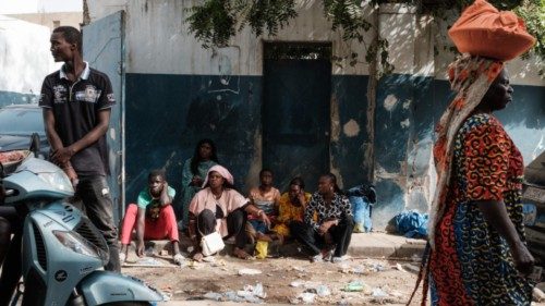 Relatives wait outside the Rebeuss prison for those detained in connection with the recent wave of ... Relatives wait outside the Rebeuss prison for those detained in connection with the recent wave of ...