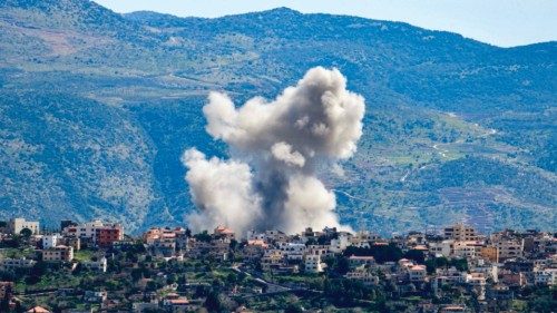Smoke billows from the site of an Israeli airstrike that targeted the southern Lebanese village of ... Smoke billows from the site of an Israeli airstrike that targeted the southern Lebanese village of ...