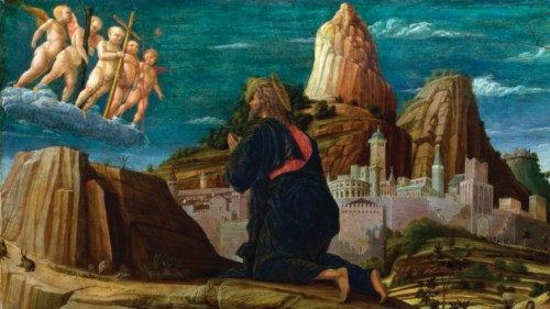Full title: The Agony in the Garden
Artist: Andrea Mantegna
Date made: about 1458-60
Source: ... Full title: The Agony in the Garden
Artist: Andrea Mantegna
Date made: about 1458-60
Source: ...