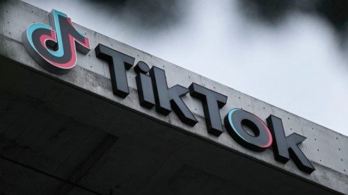 (FILES) The TikTok logo is displayed outside TikTok social media app company offices in Culver City, ... (FILES) The TikTok logo is displayed outside TikTok social media app company offices in Culver City, ...