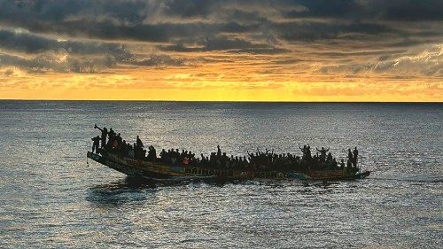 This handout photograph released on October 30, 2023 by the Spanish Maritime Rescue and Safety ... This handout photograph released on October 30, 2023 by the Spanish Maritime Rescue and Safety ...