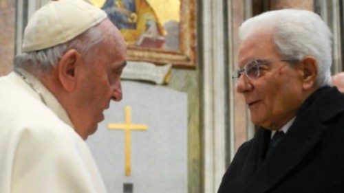 Gli auguri di Mattarella al Papa QUO-065 Gli auguri di Mattarella al Papa QUO-065