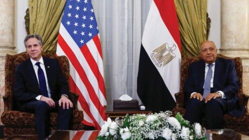 U.S. Secretary of State Antony Blinken meets with Egyptian Foreign Minister Sameh Shoukry, in Cairo, ... U.S. Secretary of State Antony Blinken meets with Egyptian Foreign Minister Sameh Shoukry, in Cairo, ...