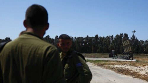 A view of an Iron Dome anti-missile battery, near Ashkelon, in southern Israel April 17, 2024. ...