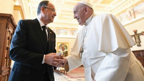 Udienza al presidente della Repubblica di Albania QUO-102 Udienza al presidente della Repubblica di Albania QUO-102