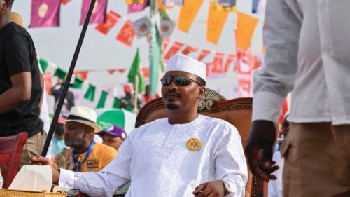 (FILES) Chad's transitional president and presidential election candidate Mahamat Idriss Deby Itno, ... (FILES) Chad's transitional president and presidential election candidate Mahamat Idriss Deby Itno, ...