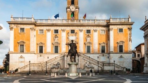 Visita del Papa in Campidoglio QUO-106 Visita del Papa in Campidoglio QUO-106
