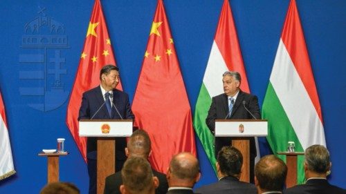epa11329747 Hungarian Prime Minister Viktor Orban (R) speaks during his joint press conference with ... epa11329747 Hungarian Prime Minister Viktor Orban (R) speaks during his joint press conference with ...