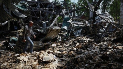 Sergii Polituchyi, Ukrainian publisher and businessman, walks in his printing house, which was badly ... Sergii Polituchyi, Ukrainian publisher and businessman, walks in his printing house, which was badly ...