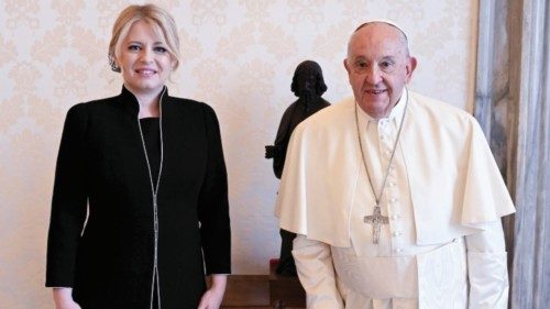  Udienza al presidente  della Repubblica Slovacca  QUO-123
