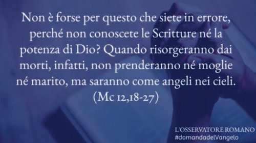  @oss_romano -  La domanda del Vangelo  QUO-126