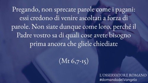 @oss_romano - La domanda del Vangelo QUO-139 @oss_romano - La domanda del Vangelo QUO-139
