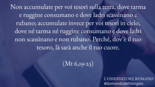 @oss_romano La domanda del Vangelo QUO-140 @oss_romano La domanda del Vangelo QUO-140