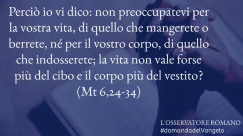 @oss_romano - La domanda del Vangelo QUO-141 @oss_romano - La domanda del Vangelo QUO-141