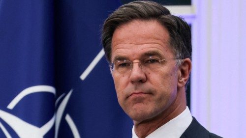 (FILES) Netherlands' Prime Minister Mark Rutte attends a press conference with Nato secretary ... (FILES) Netherlands' Prime Minister Mark Rutte attends a press conference with Nato secretary ...