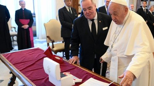 Udienza al Gran Maestro del Sovrano Militare Ordine di Malta QUO-145 Udienza al Gran Maestro del Sovrano Militare Ordine di Malta QUO-145