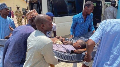 Children who were injured in a suicide bombers attack lie on a stretcher as they arrive at a ... Children who were injured in a suicide bombers attack lie on a stretcher as they arrive at a ...