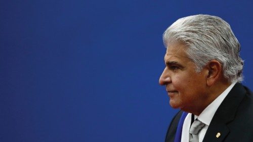 epaselect epa11451505 The president of Panama, Jose Raul Mulino, poses during his inauguration at ... epaselect epa11451505 The president of Panama, Jose Raul Mulino, poses during his inauguration at ...