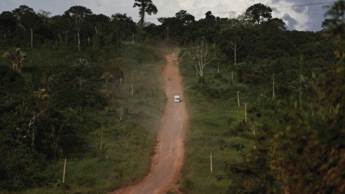 A general view of the Transamazonica national highway is seen during an operation to combat ... A general view of the Transamazonica national highway is seen during an operation to combat ...