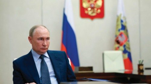 epa11474194 Russian President Vladimir Putin listens to Zaporozhye Region Governor Yevgeny Balitsky, ... epa11474194 Russian President Vladimir Putin listens to Zaporozhye Region Governor Yevgeny Balitsky, ...