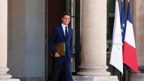 France's Prime Minister Gabriel Attal leaves after the weekly cabinet meeting at the presidential ... France's Prime Minister Gabriel Attal leaves after the weekly cabinet meeting at the presidential ...