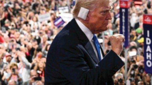 TOPSHOT - US former President and 2024 Republican presidential candidate Donald Trump attends the ... TOPSHOT - US former President and 2024 Republican presidential candidate Donald Trump attends the ...