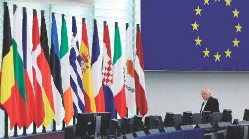 Flags of European Union member states are seen at the European Parliament in Strasbourg, eastern ... Flags of European Union member states are seen at the European Parliament in Strasbourg, eastern ...