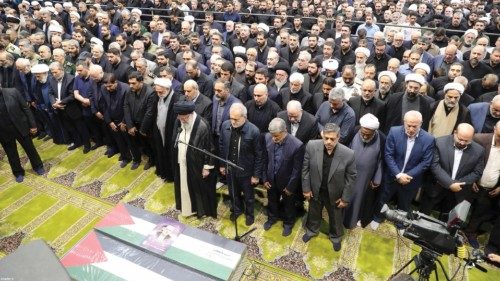 epa11514628 A handout photo made available by the Iranian Supreme Leader's Office shows Supreme ... epa11514628 A handout photo made available by the Iranian Supreme Leader's Office shows Supreme ...