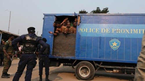 New prisoners arrive at Makala central prison, the largest jail whereCongolese authorities prepare ... New prisoners arrive at Makala central prison, the largest jail whereCongolese authorities prepare ...