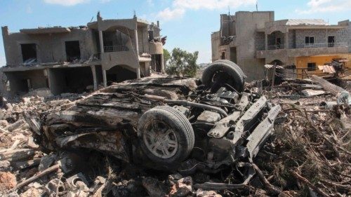 This picture shows the aftermath of an Israeli raid in the southern Lebanese village of Shama ... This picture shows the aftermath of an Israeli raid in the southern Lebanese village of Shama ...