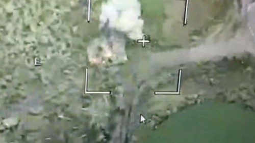 CORRECTION / An image taken from a handout footage released by the Russian Defence Ministry on ... CORRECTION / An image taken from a handout footage released by the Russian Defence Ministry on ...