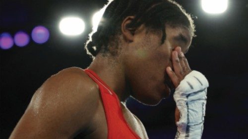 Paris 2024 Olympics - Boxing - Women's 75kg - Semifinal - Roland-Garros Stadium, Paris, France - ... Paris 2024 Olympics - Boxing - Women's 75kg - Semifinal - Roland-Garros Stadium, Paris, France - ...