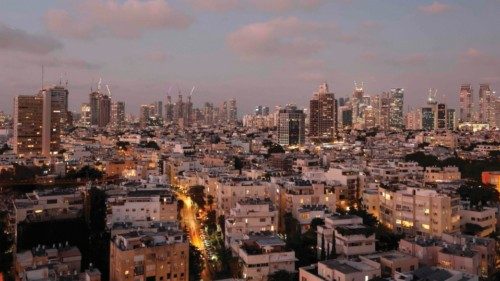 A general view shows the Israeli city of Tel Aviv, on August 12, 2024, amid regional tensions during ... A general view shows the Israeli city of Tel Aviv, on August 12, 2024, amid regional tensions during ...