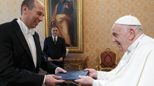  Le credenziali del nuovo ambasciatore della Repubblica Slovacca  QUO-188