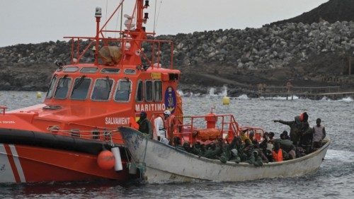 epa11567610 Migrants rescued from one of the boats that have reached waters near El Hierro, and ... epa11567610 Migrants rescued from one of the boats that have reached waters near El Hierro, and ...