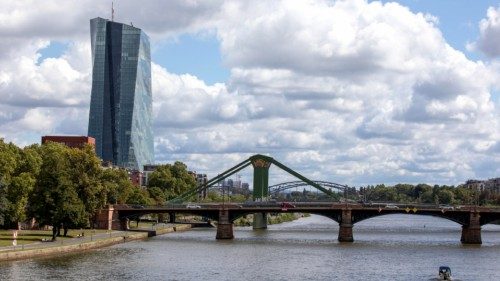 epa11599983 The tower of the European Central Bank (ECB) headquarters near the bank of the Main ... epa11599983 The tower of the European Central Bank (ECB) headquarters near the bank of the Main ...