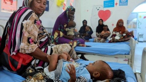 Children, suffering from malnutrition, are treated at Port Sudan Paediatric Centre, during a visit ... Children, suffering from malnutrition, are treated at Port Sudan Paediatric Centre, during a visit ...