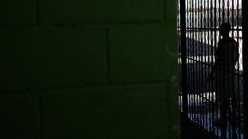 An inmate is pictured at the La Esperanza prison in San Salvador on August 29, 2024. Bukele's ... An inmate is pictured at the La Esperanza prison in San Salvador on August 29, 2024. Bukele's ...