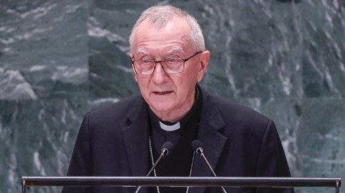 epa11621116 Secretary of State of the Holy See Cardinal Pietro Parolin speaks during the 'Summit of ... epa11621116 Secretary of State of the Holy See Cardinal Pietro Parolin speaks during the 'Summit of ...