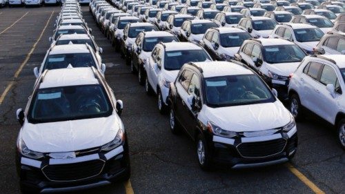 Imported automobiles are parked in a lot at the port of Newark New Jersey, U.S., February 19, 2019. ... Imported automobiles are parked in a lot at the port of Newark New Jersey, U.S., February 19, 2019. ...