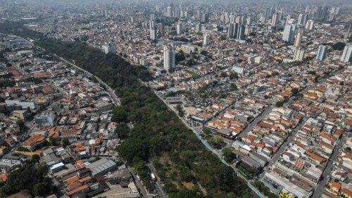 This aerial view shows the Tiquatira Linear Park --officially named Tiquatira Linear Park Engineer ... This aerial view shows the Tiquatira Linear Park --officially named Tiquatira Linear Park Engineer ...