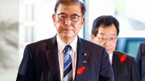 Japan's Prime Minister Shigeru Ishiba arrives at his official residence in Tokyo, Japan October 1, ... Japan's Prime Minister Shigeru Ishiba arrives at his official residence in Tokyo, Japan October 1, ...