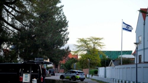 epaselect epa11637080 Police vehicle at the site of two explosions near the Israeli embassy in ... epaselect epa11637080 Police vehicle at the site of two explosions near the Israeli embassy in ...