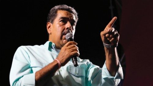 This handout picture released by Venezuelan Presidency shows Venezuelan President Nicolas Maduro ... This handout picture released by Venezuelan Presidency shows Venezuelan President Nicolas Maduro ...
